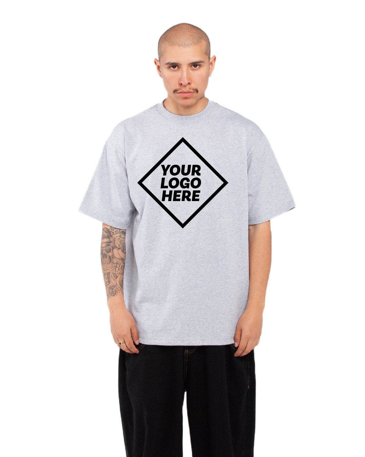 Shaka Wear Adult Max Heavyweight T-Shirt - Decorated S-XL