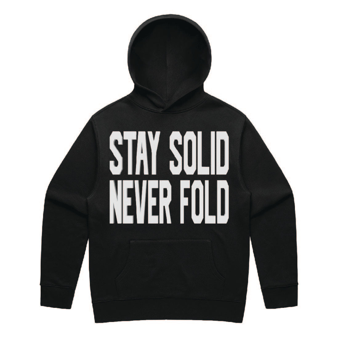 Stay Solid Never Fold Heavyweight Hoodie sizes S-2XL