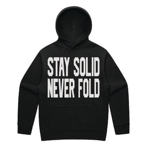 Stay Solid Never Fold Heavyweight Hoodie sizes S-2XL