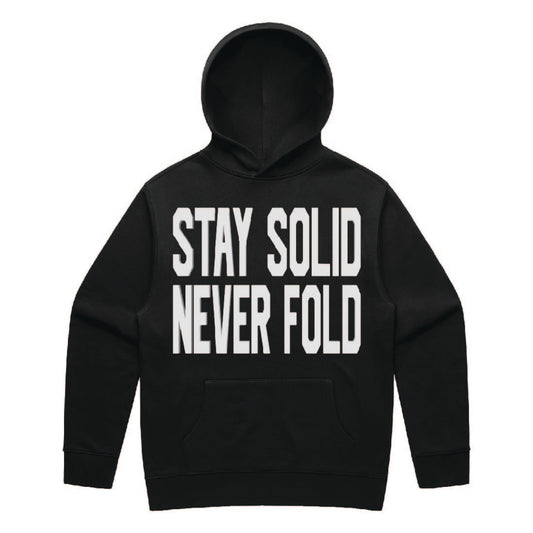 Stay Solid Never Fold Heavyweight Hoodie sizes S-2XL