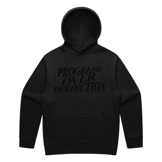 Progress Over Perfection Heavyweight Hoodies Sizes S-2XL
