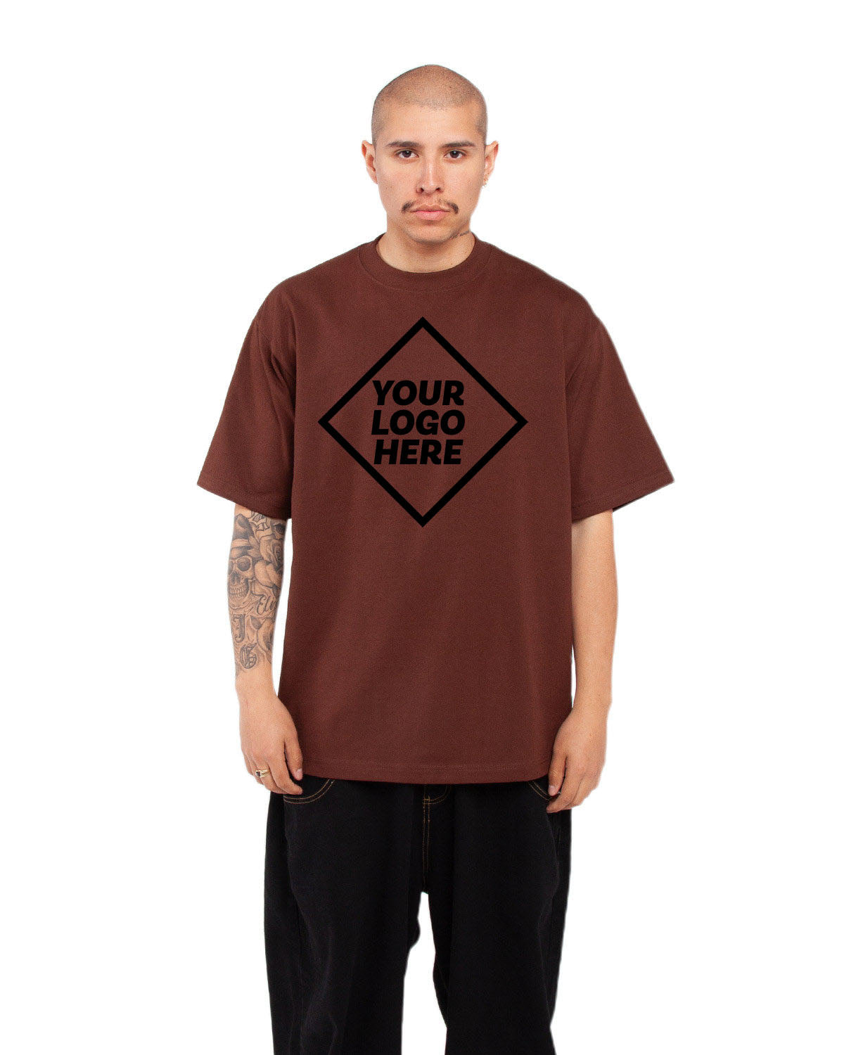 Shaka Wear Adult Max Heavyweight T-Shirt - Decorated S-XL