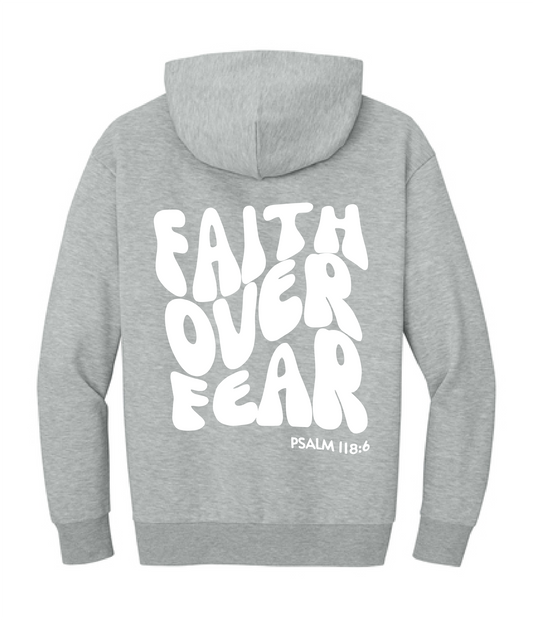 Faith over Fear Psalms 118:6 Unisex Hoodie
